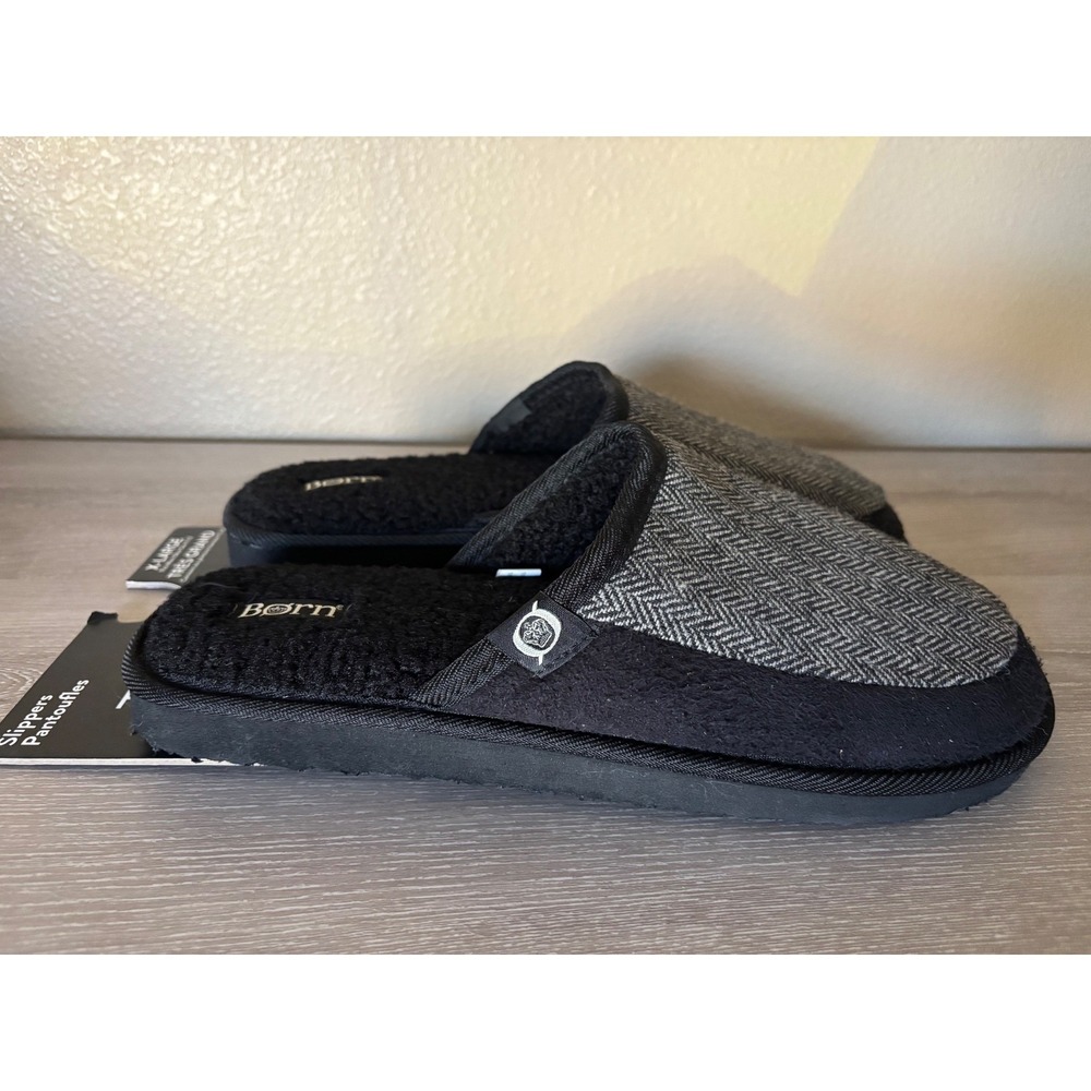 NWT Born Mens XL Slippers Sherpa Lined Indoor Outdoor Heritage Leisure Comfort - Picture 4 of 7
